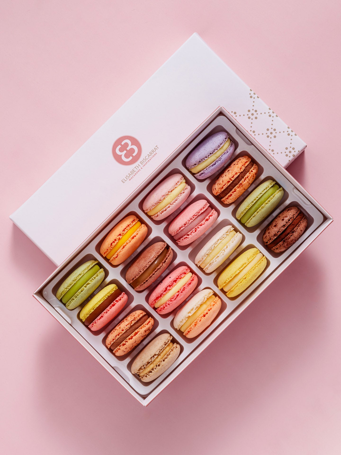 Coffret de 16 macarons